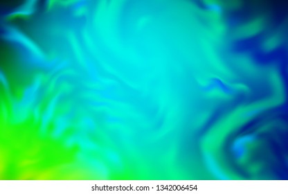 Light Blue, Green vector modern elegant backdrop. Creative illustration in halftone style with gradient. New style for your business design.