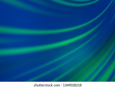 Light Blue, Green vector modern bokeh pattern. Colorful abstract illustration with gradient. The background for your creative designs.