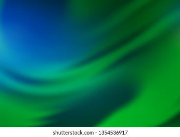 Light Blue, Green vector modern elegant background. Creative illustration in halftone style with gradient. The template for backgrounds of cell phones.