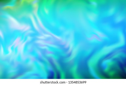 Light Blue, Green vector modern elegant background. Shining colored illustration in smart style. The best blurred design for your business.