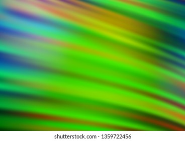 Light Blue, Green vector modern elegant background. Colorful illustration in blurry style with gradient. The blurred design can be used for your web site.