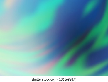 Light Blue, Green vector modern elegant background. A completely new color illustration in a bokeh style. A new texture for your design.