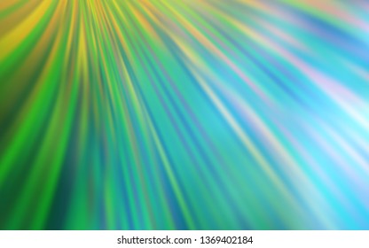 Light Blue, Green vector modern elegant background. New colored illustration in blur style with gradient. New style for your business design.