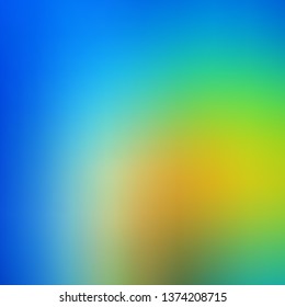 Light Blue, Green vector modern blurred layout. Gradient abstract illustration with blurred colors. Base for your app design.