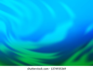 Light Blue, Green vector modern elegant background. Colorful abstract illustration with gradient. The elegant pattern for brand book.