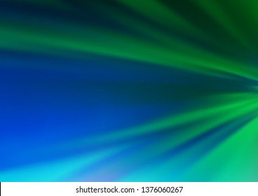 Light Blue, Green vector modern elegant background. A completely new color illustration in a bokeh style. The template can be used for your brand book.