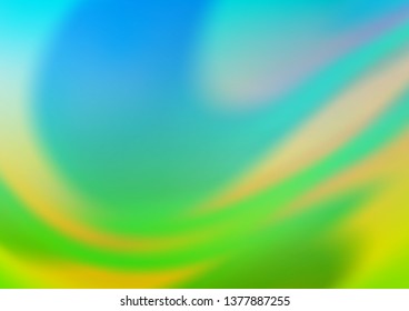 Light Blue, Green vector modern elegant background. A completely new color illustration in a bokeh style. Brand new design for your business.