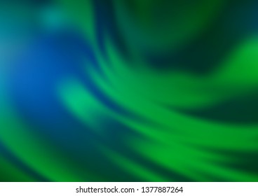 Light Blue, Green vector modern elegant template. Colorful illustration in blurry style with gradient. The background for your creative designs.