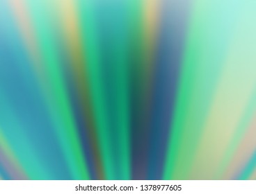 Light Blue, Green vector modern bokeh pattern. Modern geometrical abstract illustration with gradient. The blurred design can be used for your web site.