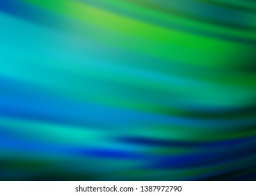 Light Blue, Green vector modern bokeh pattern. An elegant bright illustration with gradient. A completely new template for your design.