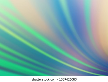 Light Blue, Green vector modern elegant template. Colorful illustration in blurry style with gradient. A completely new design for your business.