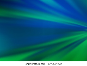Light Blue, Green vector modern elegant background. Colorful illustration in blurry style with gradient. The background for your creative designs.