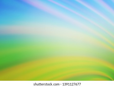 Light Blue, Green vector modern bokeh pattern. Glitter abstract illustration with an elegant design. The template for backgrounds of cell phones.