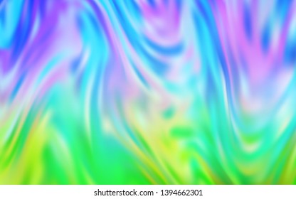 Light Blue, Green vector modern elegant layout. New colored illustration in blur style with gradient. New way of your design.