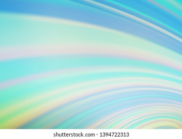 Light Blue, Green vector modern bokeh pattern. Colorful abstract illustration with gradient. Brand new design for your business.