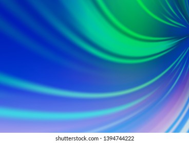 Light Blue, Green vector modern bokeh pattern. Shining colorful illustration in a Brand new style. A new texture for your design.