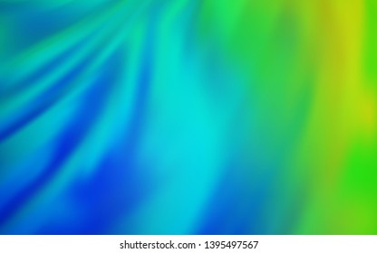 Light Blue, Green vector modern elegant backdrop. Glitter abstract illustration with gradient design. The best blurred design for your business.