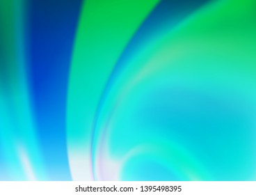 Light Blue, Green vector modern bokeh pattern. A completely new color illustration in a bokeh style. Brand new design for your business.