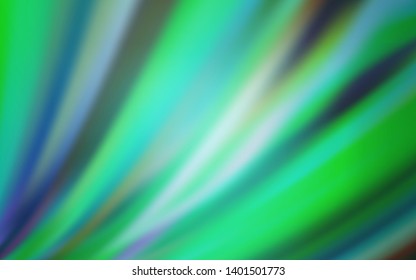 Light Blue, Green vector modern elegant background. Glitter abstract illustration with gradient design. Completely new design for your business.