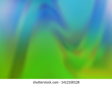 Light Blue, Green vector modern elegant template. A completely new color illustration in a bokeh style. Brand new design for your business.