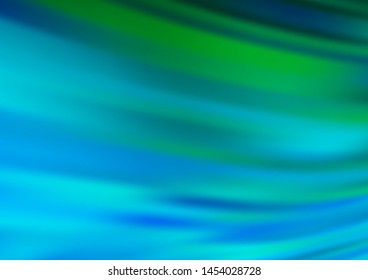 Light Blue, Green vector modern elegant template. Glitter abstract illustration with an elegant design. A completely new template for your design.