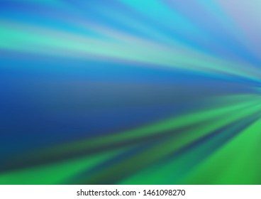 Light Blue, Green vector modern bokeh pattern. Shining colorful illustration in a Brand new style. The best blurred design for your business.