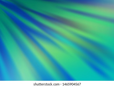Light Blue, Green vector modern elegant background. Creative illustration in halftone style with gradient. The background for your creative designs.