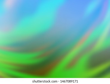 Light Blue, Green vector modern elegant template. A completely new color illustration in a bokeh style. A new texture for your design.