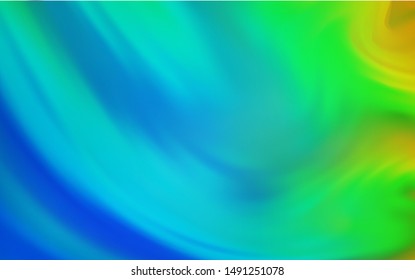 Light Blue, Green vector modern elegant background. New colored illustration in blur style with gradient. Elegant background for a brand book.