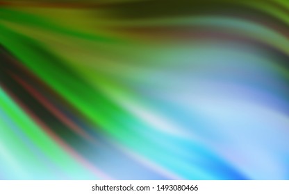 Light Blue, Green vector modern elegant backdrop. Glitter abstract illustration with gradient design. New design for your business.