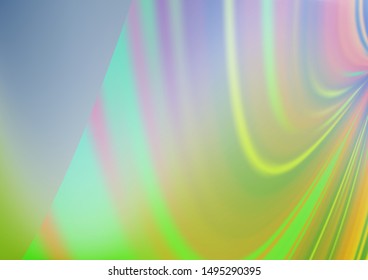Light Blue, Green vector modern bokeh pattern. Glitter abstract illustration with an elegant design. The blurred design can be used for your web site.