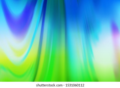 Light Blue, Green vector modern elegant layout. New colored illustration in blur style with gradient. Elegant background for a brand book.