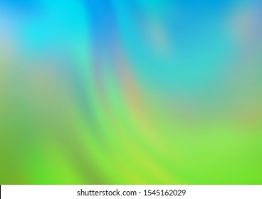Azul claro, Vector verde moderno patrón bokeh. Ilustración colorida en estilo abstracto con degradado. La plantilla se puede utilizar para su libro de marcas.