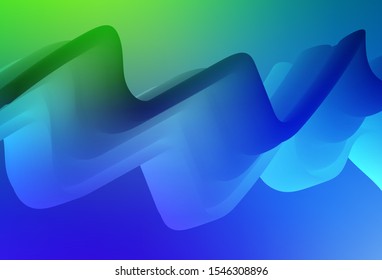 Light Blue, Green vector modern elegant backdrop. Abstract colorful illustration with gradient. New style for your business design.