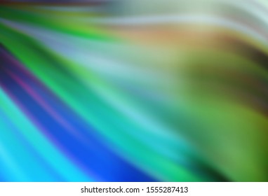 Light Blue, Green vector modern elegant background. New colored illustration in blur style with gradient. New style design for your brand book.