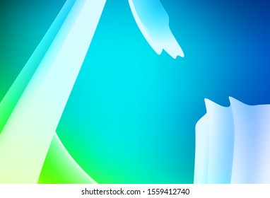 Light Blue, Green vector modern elegant layout. New colored illustration in blur style with gradient. Background for designs.