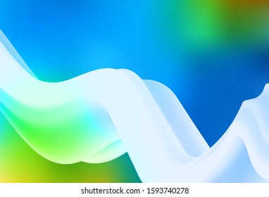 Light Blue, Green vector modern elegant layout. Creative illustration in halftone style with gradient. The best blurred design for your business.