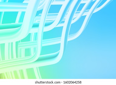 Light Blue, Green vector modern elegant backdrop. An elegant bright illustration with gradient. New way of your design.