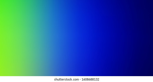 Light Blue, Green vector modern blurred background. Colorful illustration in halftone style with gradient. Elegant background for websites.