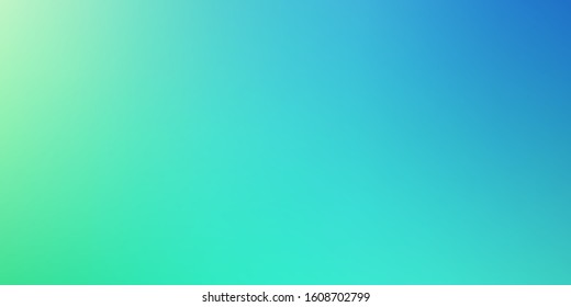 Light Blue, Green vector modern blurred background. New colorful illustration in blur style with gradient. Best design for your business.
