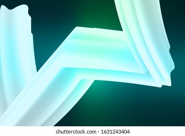 Light Blue, Green vector modern elegant background. New colored illustration in blur style with gradient. Blurred design for your web site.