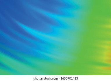 Hellblauer, grüner Vektorillustration, moderner, eleganter Hintergrund. Farbige abstrakte Illustration mit Farbverlauf. Hintergrund für ein Handy.