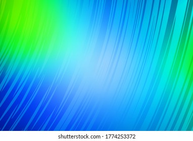 Azul claro, Vector verde moderno y elegante fondo. Ilustración creativa en estilo de semitono con gradiente. Nuevo diseño para su negocio.
