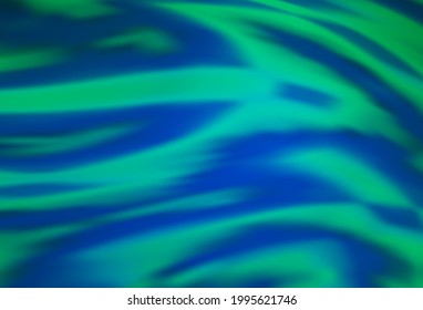 Light Blue, Green vector modern elegant background. Glitter abstract illustration with gradient design. The best blurred design for your business.