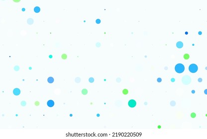 Light Blue, Green vector Modern abstract illustration with colorful water drops. Modern abstract illustration with colorful water drops. Modern template for landing page.