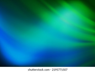 Azul claro, Verde vectorial moderno patrón bokeh. Ilustración abstracta brillante con un diseño elegante. La plantilla se puede utilizar para su libro de marca.