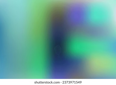 Azul claro, Verde vector moderno elegante plantilla. Una ilustración de color completamente nueva en un estilo bokeh. Plantilla totalmente nueva para su diseño.