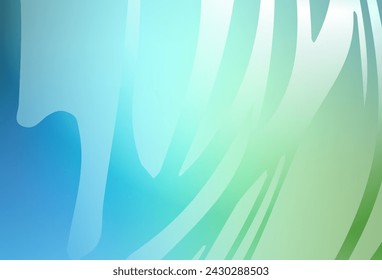 Light Blue, Green vector modern elegant layout. A completely new colored illustration in blur style. Background for designs.