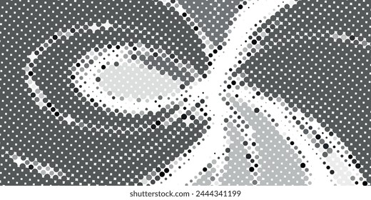 Light Blue, Green vector modern geometrical circle abstract background. Dotted texture template.