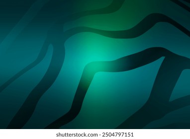 Azul claro, fondo elegante moderno de Vector verde. Ilustración abstracta moderna con gradiente. Diseño inteligente para su trabajo.